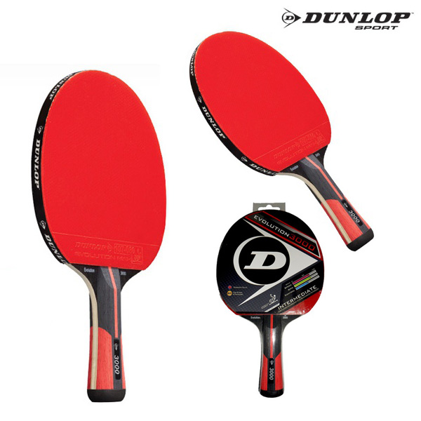 던롭 에볼루션3000 탁구라켓 레드 탁구용품[탁구라켓,탁구체,탁구채,탁구,라켓,용품,탁구용품,스포츠용품,핑퐁,탁구훈련용품,탁구연습용품]